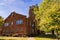 Sunny view of the administration building of Northwestern Oklahoma State University