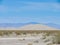 Sunny view of the Amargosa Sand Dunes in a hot day