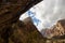 Sunny view of the autumn landscape of Zion National Park