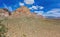 Sunny view of the beautiful Bridge Mountain in Red Rock Canyon area