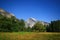 Sunny view of the beautiful half dome