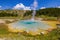 Sunny view of beautiful landscape of Imperial Geyser