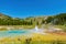 Sunny view of beautiful landscape of Imperial Geyser