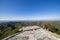 Sunny view of the beautiful landscape on Topanga Lookout