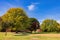 Sunny view of the campus of Northwestern Oklahoma State University