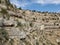 Sunny view of the cliff home in Walnut Canyon National Monument