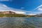 Sunny view of the Eldorado mountain in Lake Tahoe area