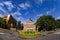 Sunny view of the entrance of National Taiwan Normal University