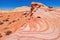 Sunny view of the Firewave of Valley of Fire State Park