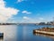 Sunny view of the Frederick Douglass Memorial Bridge