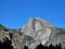 Sunny view of the half dome