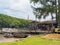 Sunny view of the Johnson\\\'s Ranch Marina in Caddo Lake State Park