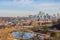 Sunny view of the Kansas City Cityscape from Penn Valley Park