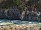 Sunny view of the landscape of Beaver River in Beavers Bend State Park