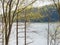 Sunny view of the landscape of Broken Bow Lake in Beavers Bend State Park