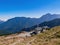 Sunny view of the landscape of Hehuanshan