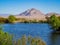 Sunny view of the landscape in Henderson Bird Viewing Preserve