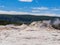 Sunny view of the landscape of Lion Geyser Group