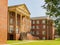 Sunny view of the Mrs W.S. Kerr Memorial Dormitory of Oklahoma Baptist University