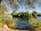 Sunny view of some landscape around Henderson Bird Viewing Preserve