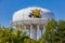 Sunny view of the water tower of Wichita State University