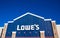 Sunnyvale  CA  USA - January 20  2021: Close up of a Lowe\\\'s home improvement store  specialized in construction tools and