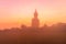 sunrise above the great Buddha of Thailand