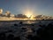 Sunrise above Hilo Bay in Hilo, Hawaii.