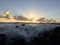 Sunrise above Hilo Bay in Hilo, Hawaii.