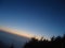 Before sunrise above the Taishan mountain