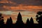 Sunrise at ancient Angkor Wat