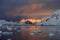 Sunrise in Antarctica