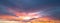 Sunrise background. Dramatic majestic scenery sunset. Sky with clouds in Sunrise sky light background. Sunrise with