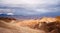 Sunrise Badlands Amargosa Mountain Range Death Valley Zabriske Point