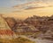 Sunrise in Badlands National Park South Dakota