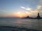 Sunrise in Bay of Bengal at kanyakumari