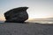 Sunrise on the beach of the dead of Carboneras