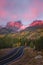 Sunrise on Bear Lake Road in Rocky Mountain National Park