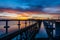 Sunrise from the Benicia Bridge Vista Point