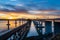 Sunrise from the Benicia Bridge Vista Point