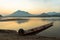 Sunrise boat Mekong River