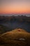 Sunrise at Brewster hut New Zealand