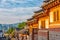 Sunrise of Bukchon Hanok Village in Seoul, South Korea