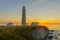 Sunrise in the Cap-des-Rosiers Lighthouse