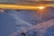 Sunrise from Chabenec mountain at Low Tatras