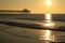 Sunrise Cherry Grove Pier Myrtle Beach Landscape