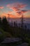 Sunrise, Clingmans Dome, Great Smoky Mountains