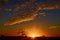 Sunrise and Clouds, Canyon, Texas, in the Panhandle.