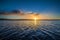 Sunrise on colliford lake, cornwall, uk