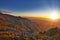 Sunrise colors at Baiao, Portugal, Serra do Marao